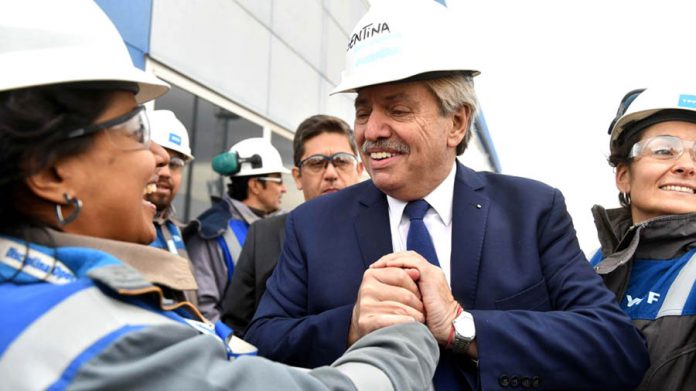 Lanzamiento del gasoducto Néstor Kirchner