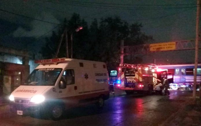 El tren arrolló a una persona en Quilmes