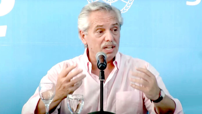 Alberto Fernández habló de la riqueza en el AMBA