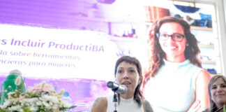 Mayra en la Jornada Incluir ProductiBA