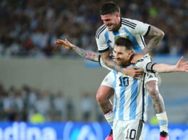 Selección: Messi gol Fiesta de los Campeonee