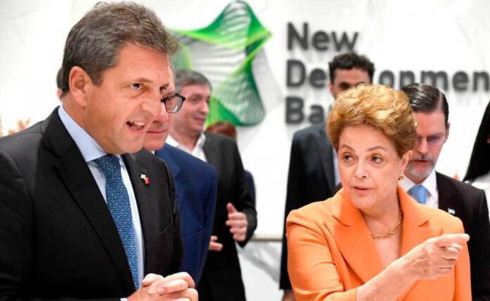 Massa junto a Rousseff