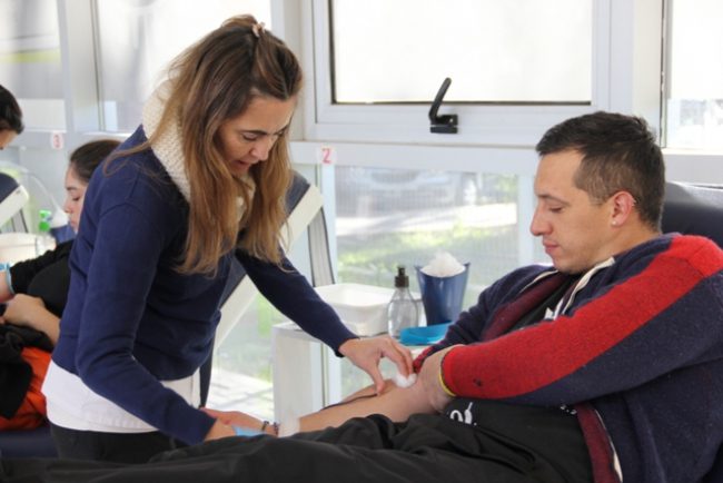 Provincia realizó 15 colectas de sangre