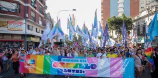Marcha del Orgullo en Avellaneda derechos sí, derechas no