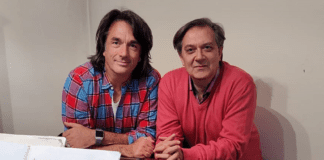 Christian Usciatti y Lucas Debevec Mayer en el Club Social de Quilmes
