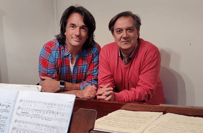 Christian Usciatti y Lucas Debevec Mayer en el Club Social de Quilmes
