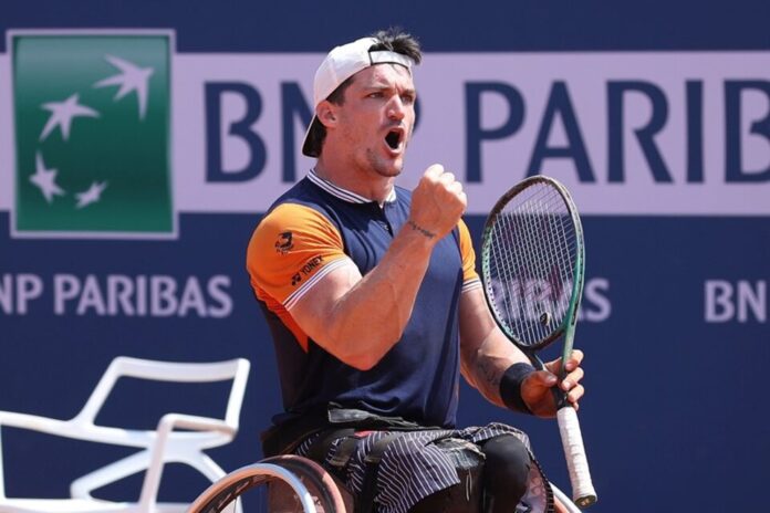 Gustavo Fernández alcanza la final de Roland Garros en silla de ruedas