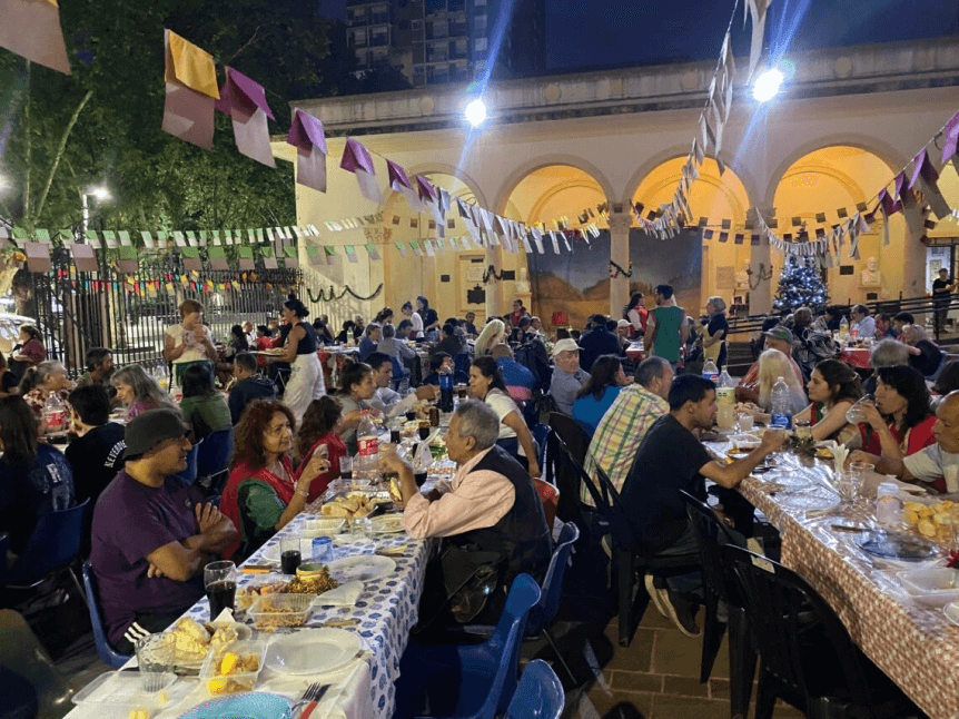 cena solidaria de Nochebuena