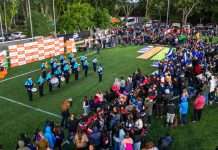 Nuevas canchas de césped sintético en el Club Municipal Maltería Hudson