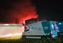 Incendio en Ezeiza: todas las personas asistidas están fuera de peligro y no hay contaminación en el aire