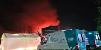 Incendio en Ezeiza: todas las personas asistidas están fuera de peligro y no hay contaminación en el aire