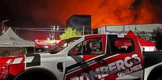 Bomberos de Quilmes y Bernal participaron del operativo en la fábrica de Spegazzini