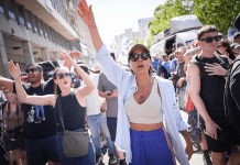 Mayra participó de la marcha de la CGT contra la reforma laboral mayra marcha