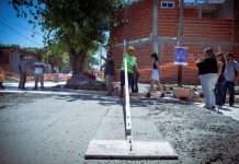 Avanzan los trabajos de pavimentación en los barrios 1° de Mayo y Monteverde de Solano pavimentacion-solano