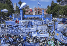 Masiva marcha de la CGT contra la reforma laboral «entreguista» reforma laboral entreguista