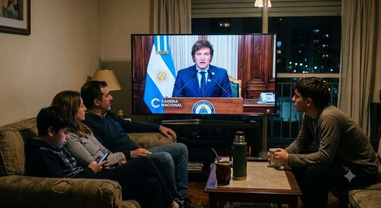 La cadena nacional de Milei promedió 24,8 puntos de rating y dejó un dato inesperado sobre la audiencia