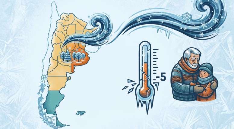 Alerta por frío extremo: temperaturas bajo cero en Buenos Aires y la ola polar afecta a gran parte del país