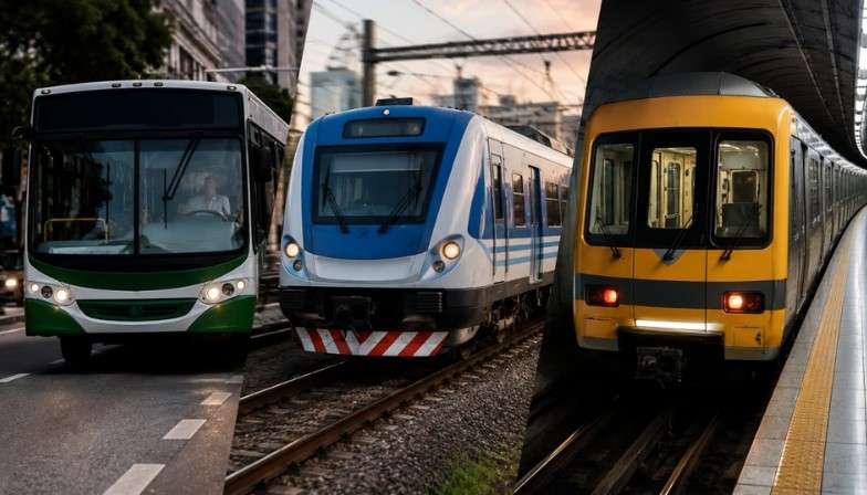 Así funcionará el transporte público durante el fin de semana en el AMBA
