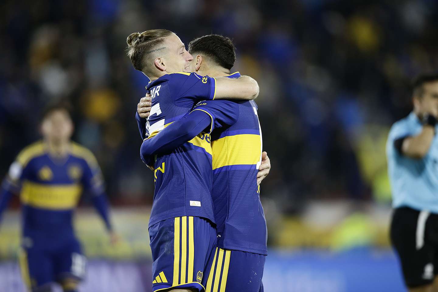Boca remontó ante Recoleta y arrancó los octavos de la Sudamericana con una victoria clave. Foto: Luis Martin