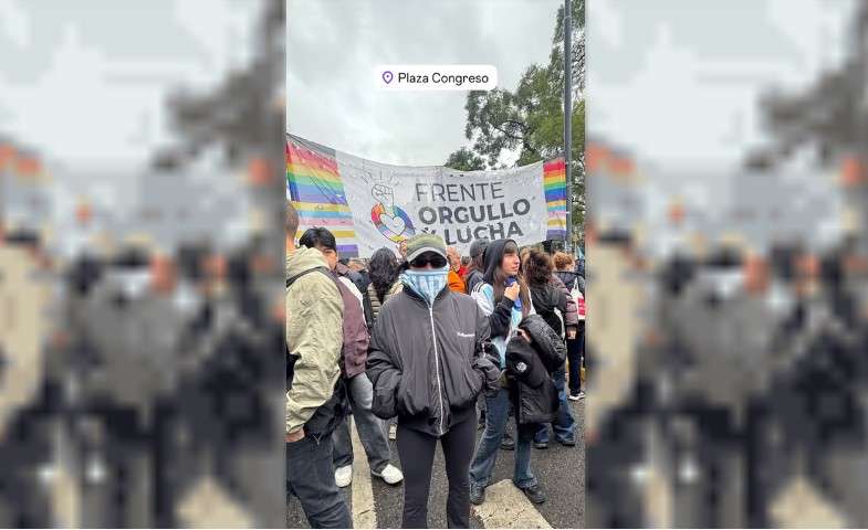 Figuras de la cultura se sumaron a la marcha frente al Congreso contra la Ley de Propiedad Privada