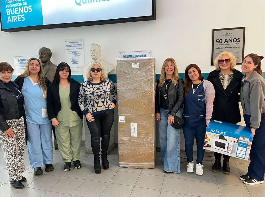 La Cooperadora del Hospital de Quilmes sumó equipamiento para Farmacia y Quirófano Central