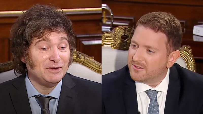 Milei defendió el superávit energético, pero omitió el gasoducto construido durante el gobierno de Alberto Fernández