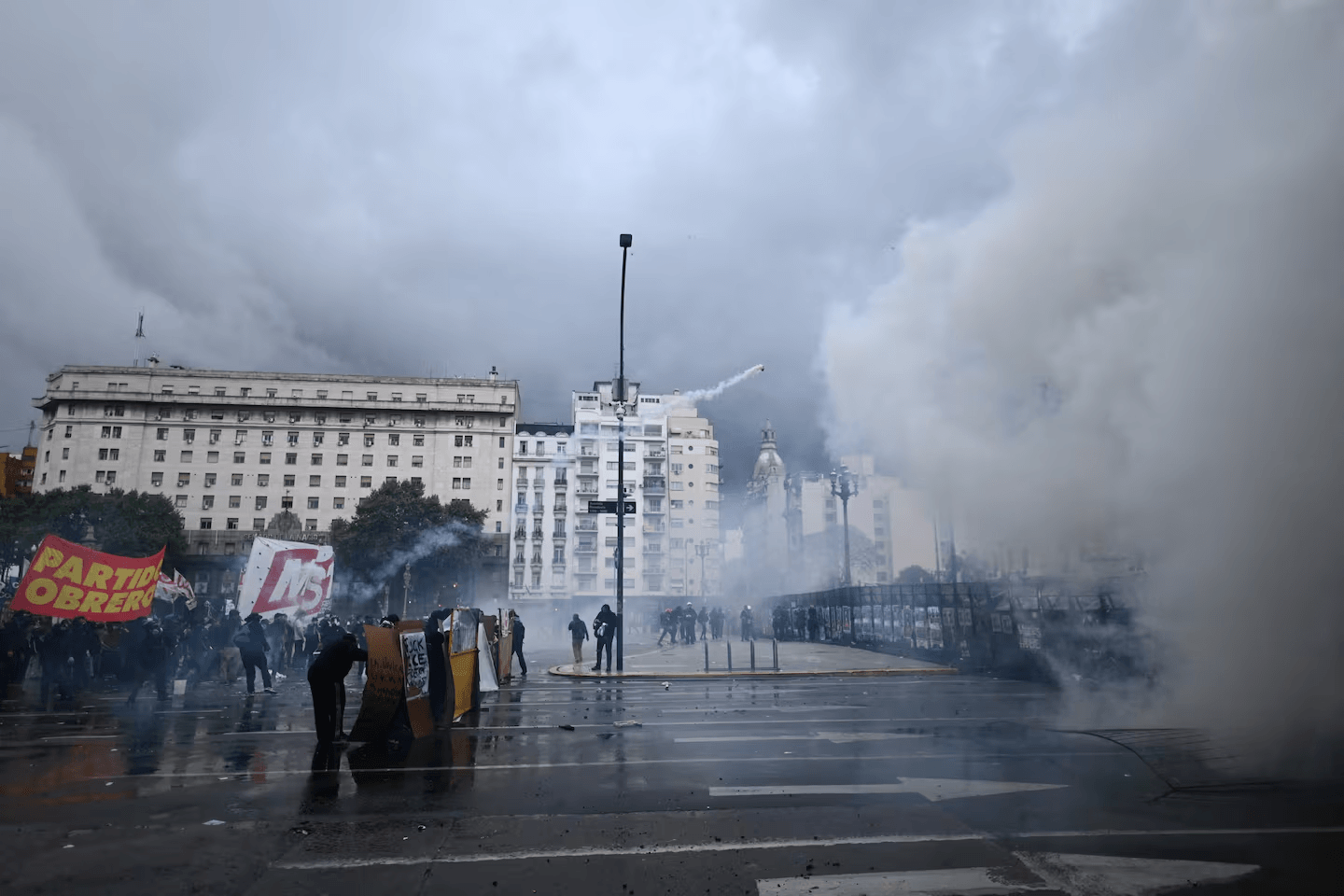 incidentes marcha